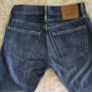 Levi's Men's Medium Blue 514 Slim Straight Jeans 28 X 32